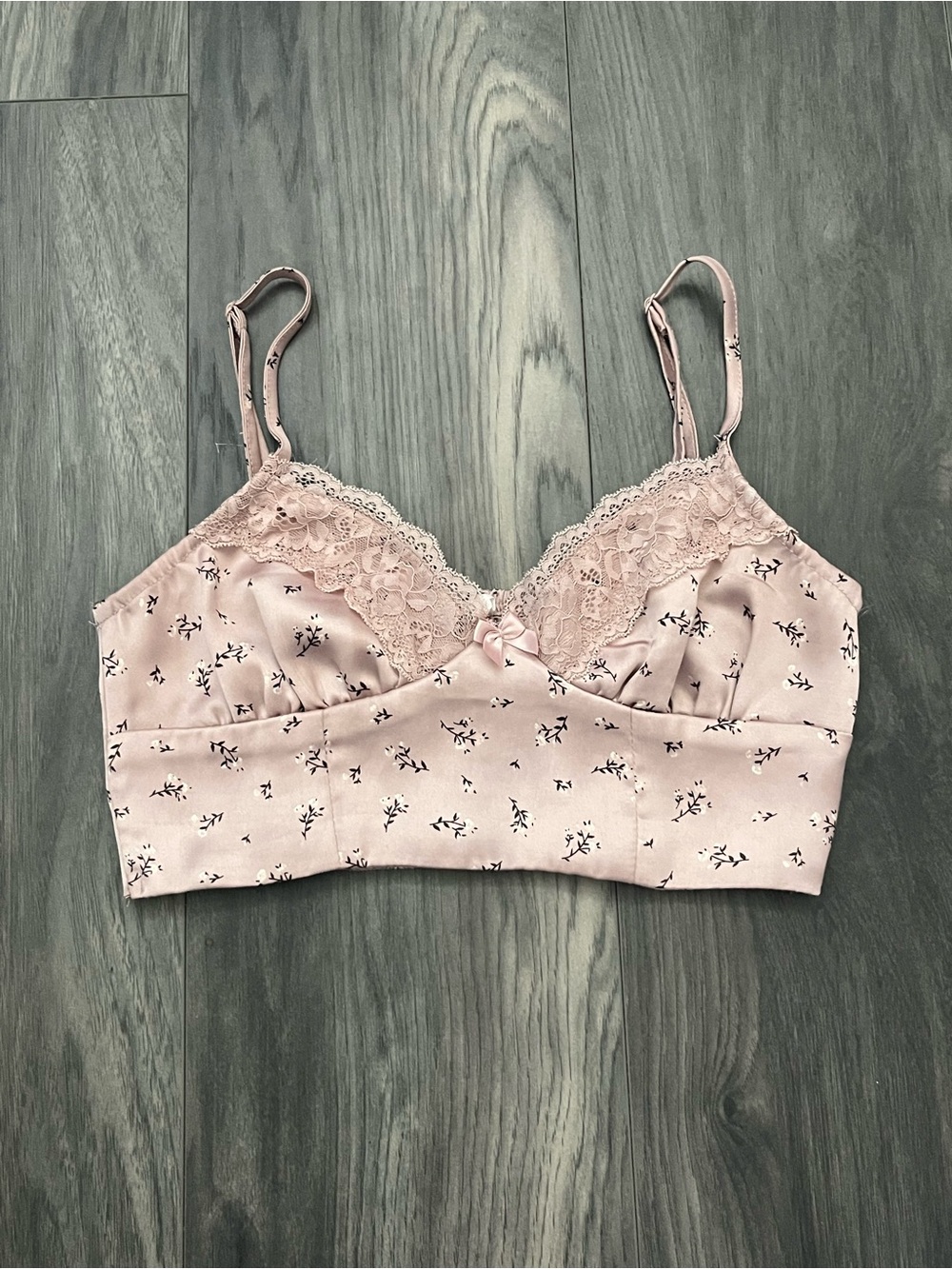 Garage Nova Satin Lace Trim Camisole | Women